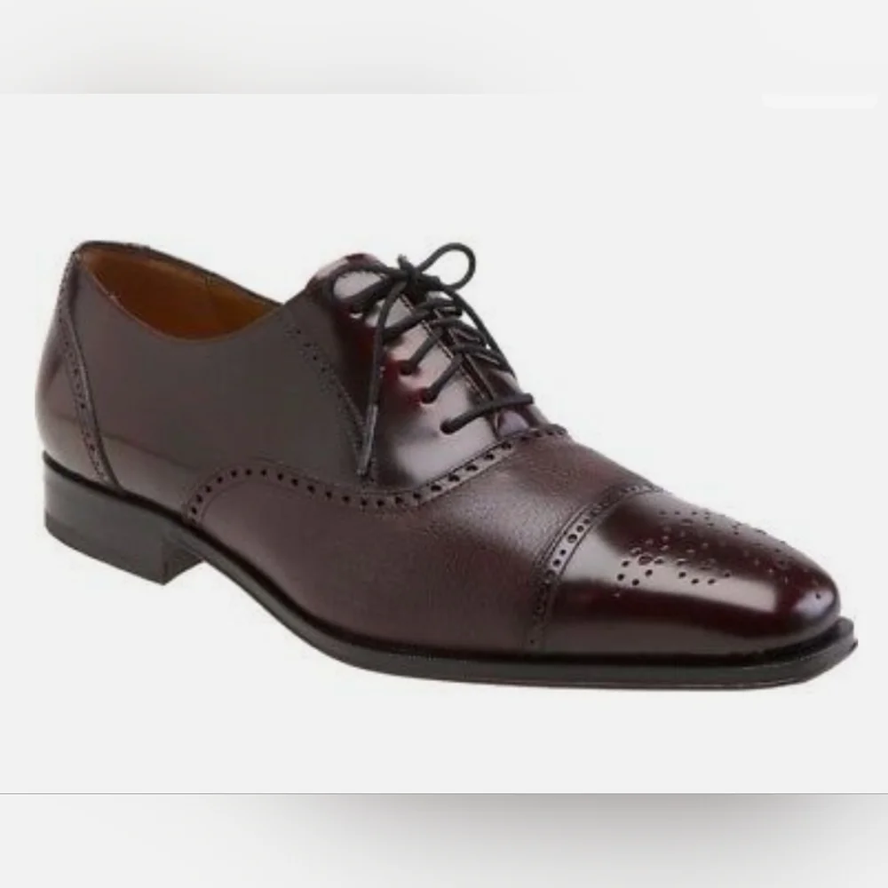 Mezlan Tyson ll Deerskin Classic Oxford Shoes 12